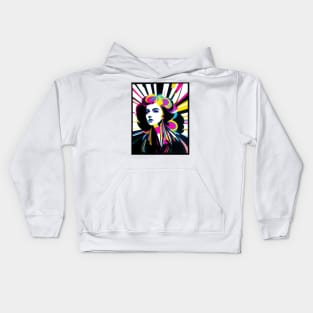 Pop The Art #1 - Bold Portrait Kids Hoodie